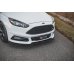 Накладка сплиттер на передний бампер на Ford Focus III ST рестайл